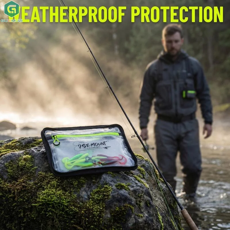 

5/10pages Luya Transparent Bait Bag PVC Inner Bag Partitioned Waterproof Storage Bag Fishing Sorting Accessories Storage Bag