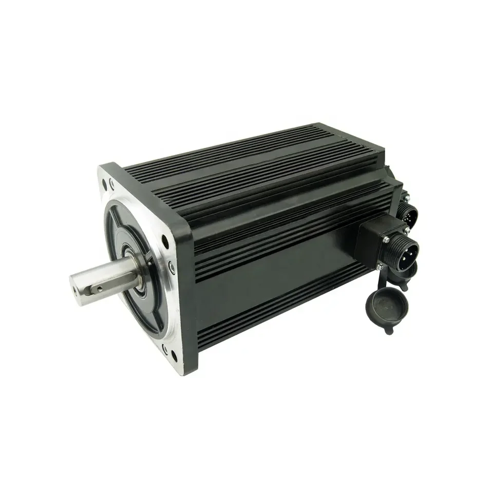 High Speed 150ST-M27020 AC Servo Motor 27N.M 5.5KW 2000RPM 220V Servo Motor for Sewing Machine Driver Complete Servo System