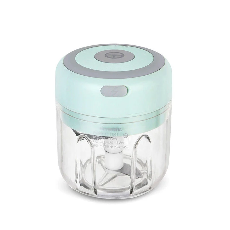 New 250ml Mini Electric Garlic Chopper Household multifunctional Wireless Garlic Beater USB Portable Baby Auxiliary Machine