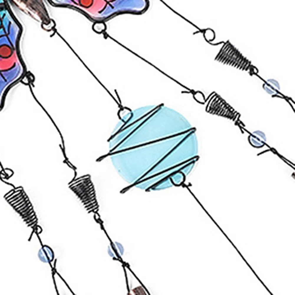 

Metal Wind Chime Garden Outdoor Decor Hanging Pendant Gifts Blue