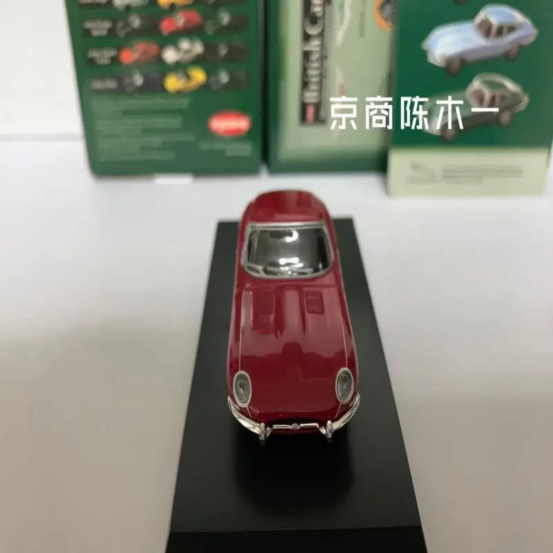 مجموعة سباق كيوشو جاكوار E-type RED LM F1 لعام 1/64 من ألعاب نماذج تزيين السيارات المصنوعة من سبيكة مصبوبة