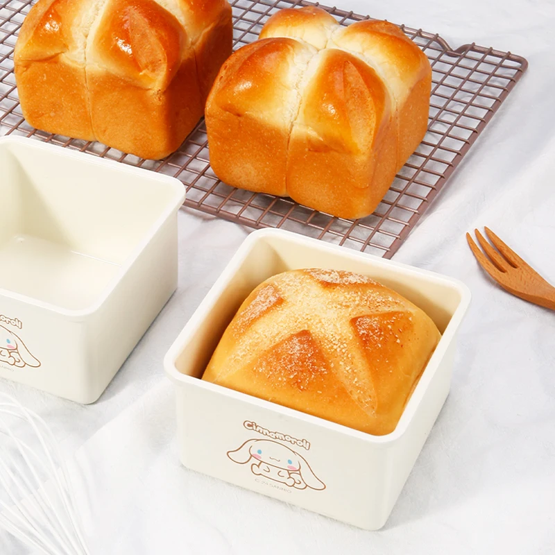 CHEFMADE 5inch Square Baking Pan, Cinnamoroll Non-Stick Brownie White Cake Mould for Lasagna Cakes