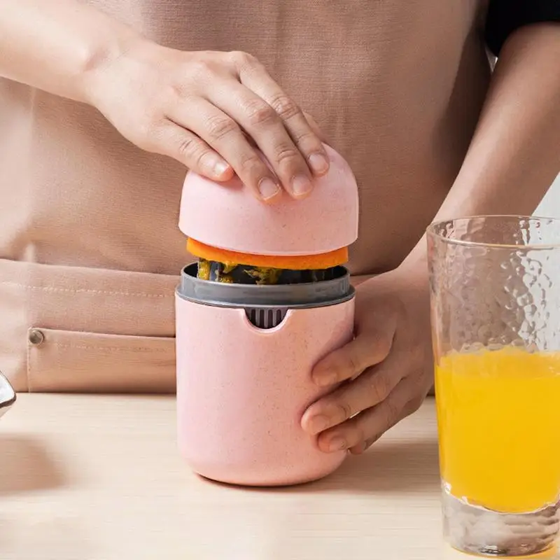 عصارة يدوية عصارة فواكه الحمضيات والبرتقال مع غطاء دوران الصحافة المضادة للانزلاق مخرطة لأدوات المطبخ فاكهة العنب والليمون #4