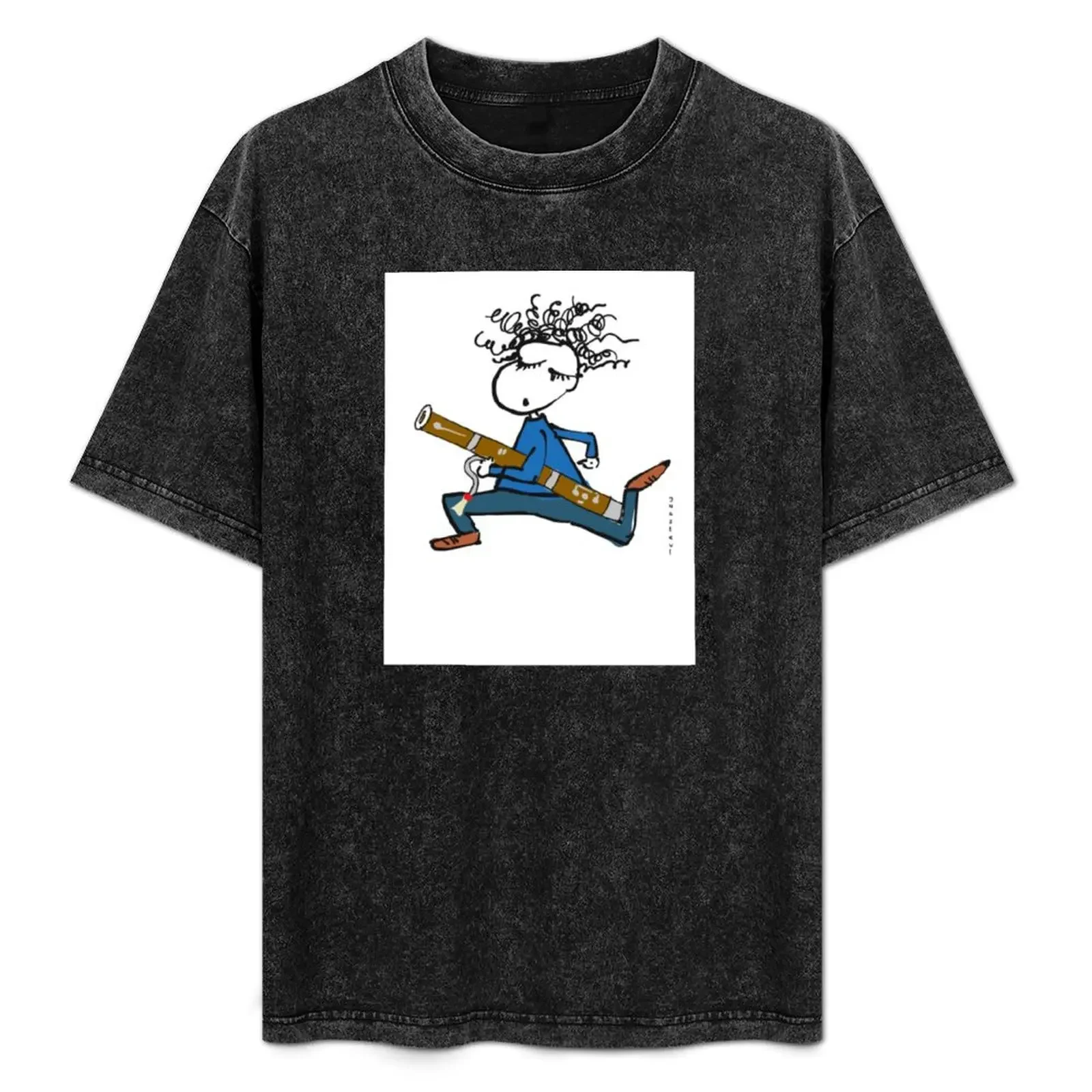 

Running bassoonist T-Shirt t shirt for man man t shirt cotton high quality T-Shirt