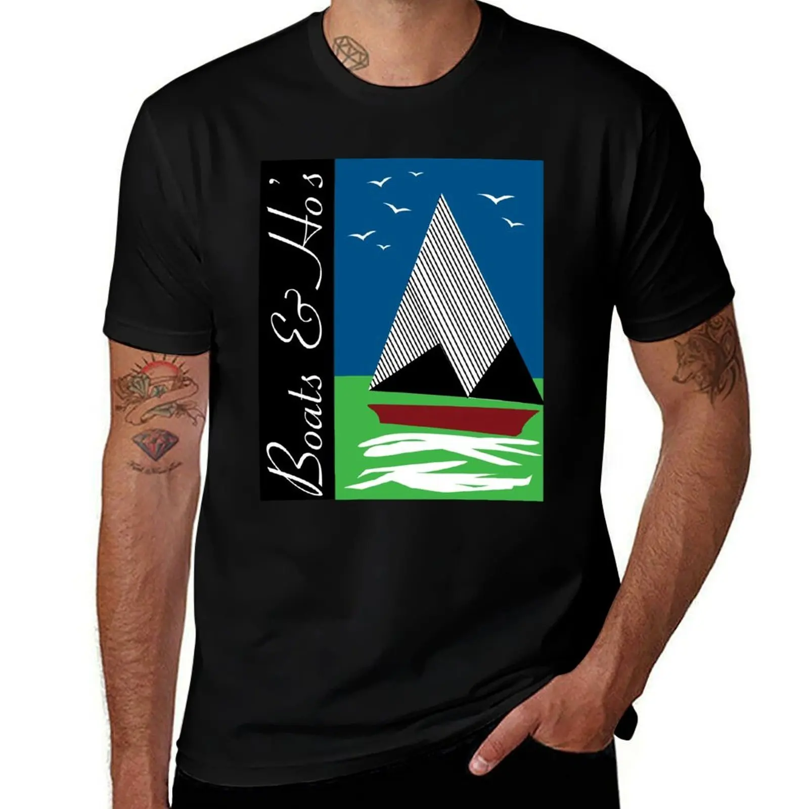

Step Brothers Sail T-Shirt boys animal print custom shirt vintage graphic tee for a boy fitted t shirts for men