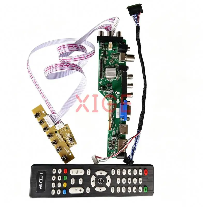 

For N140BGE N140B6 M140NWR1 M140NWR2 Controller Drive Board Kit LVDS-40 Pin Laptop Monitor 1366x768 1366*768 DVB/USB/AV/VGA/HDMI