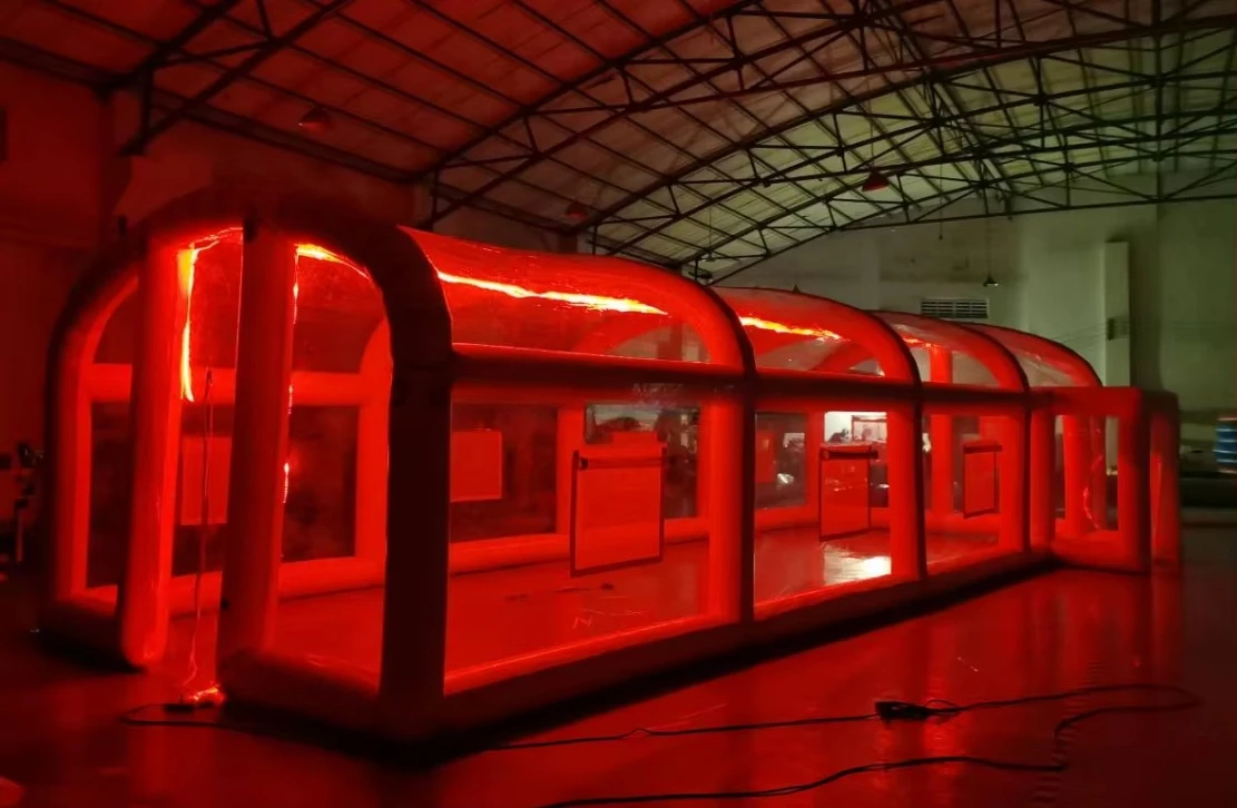 LED Lighting Inflatable Pool Tent Inflatable Swimming Pool Tents Inflatable Dome Tent
