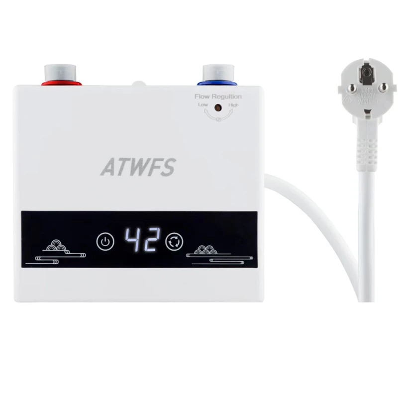 ATWFS chauffe-eau instantané 220V 4600W radiateurs électriques portables pour salle de bain douche d