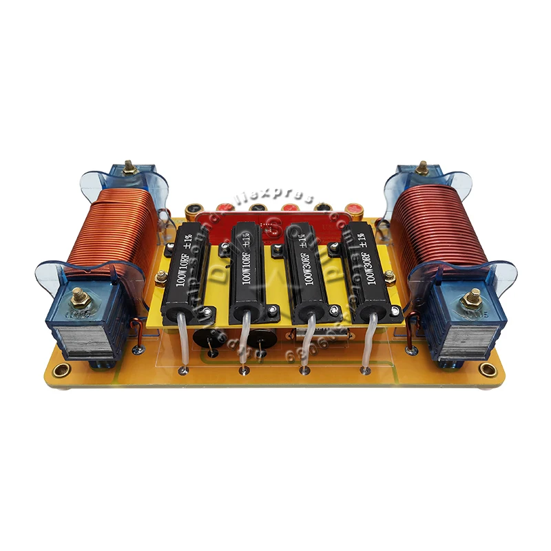 2 Way 2000W ลําโพงความถี่ตัวกรองเสียง Hi-Fi สูง-ต่ํา Crossover Board พร้อมฟิวส์ป้องกัน One วูฟเฟอร์หนึ่งทวีตเตอร์
