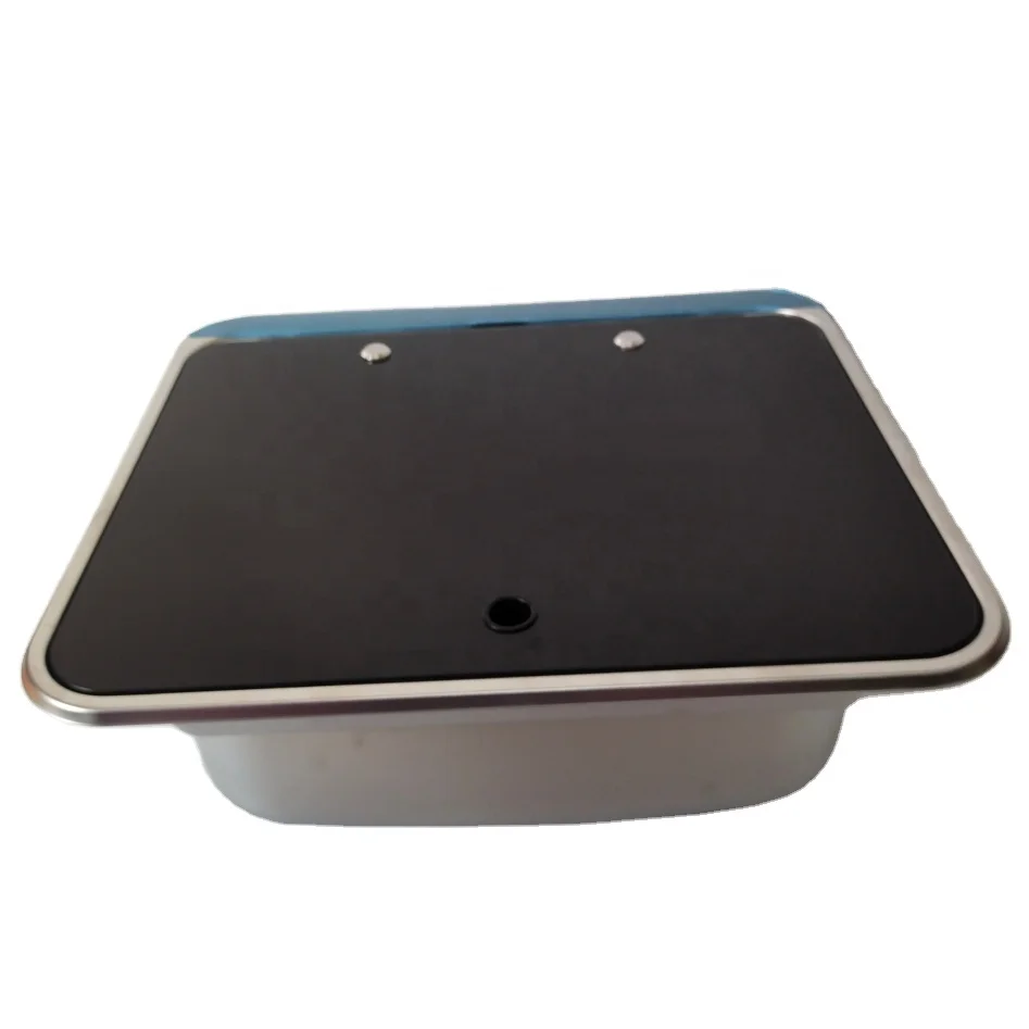 Modern Stainless Steel Rectangular RV Kitchen Sink Single Bowl with Glass Lid 1mm Thick Online Support