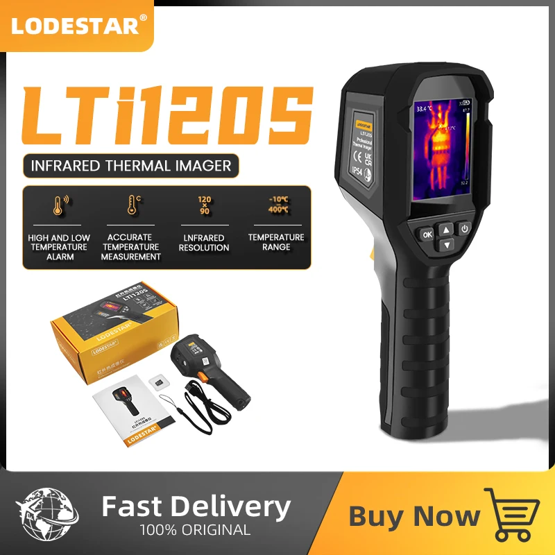 LODESTAR Infrared Thermal Imager LTi120S Subsitute To UNI-T UTi120S Handheld Thermal Camera PCB Circuit Industrial Testing