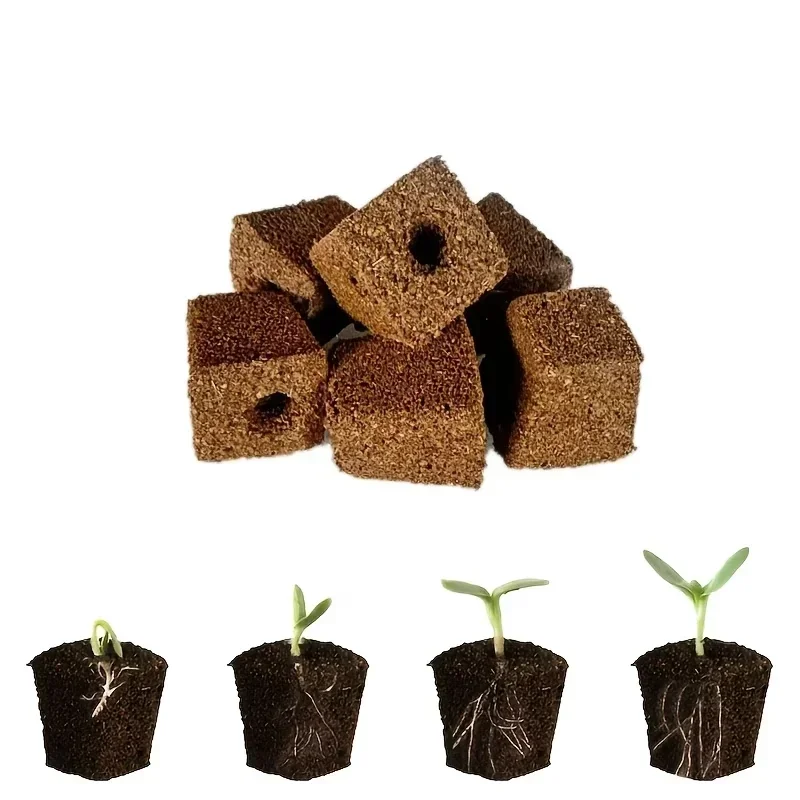 Seedling Starter Sponge Kit for Hydroponic Indoor Garden Systems, Featuring Growth Sponges, with Seed Pods Replacing Root view 3
