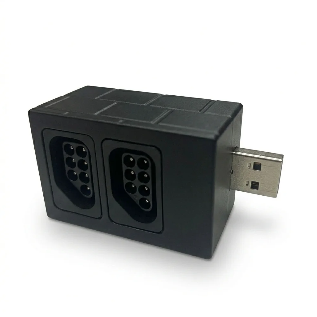For MiSTer FPGA System Dual SNAC NES Adapter 5V Level Shifter Include 3D Printed Case