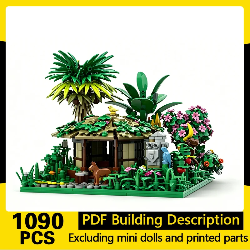 

Medieval Castle Model MOC Building Bricks Islands Village Modular Technology Gifts Holiday Assemble Children Toys Suit
