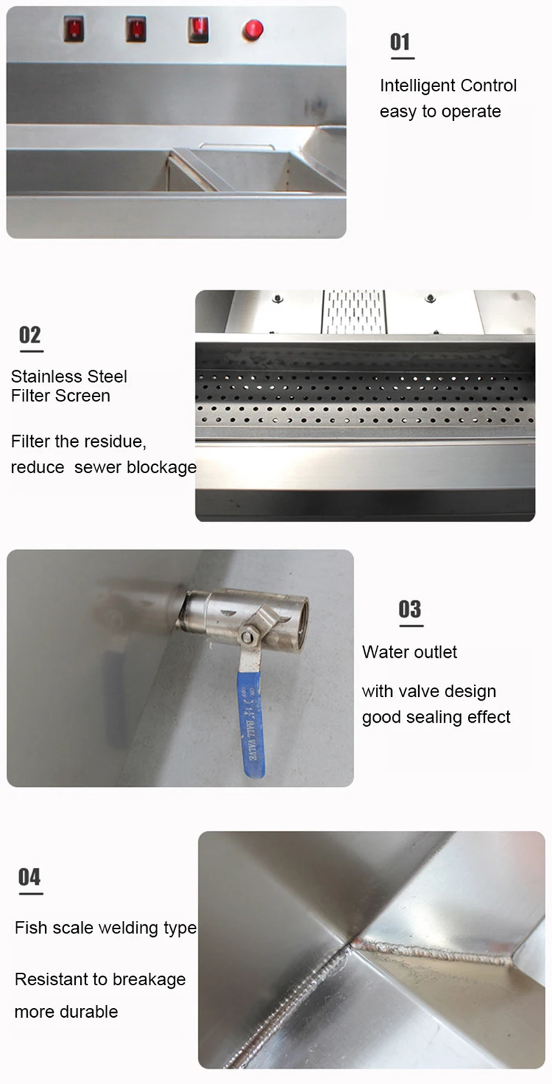 ماكينة غسل الخضروات الدوامة لتجهيز فواكه الفقاعات الأوتوماتيكية #6