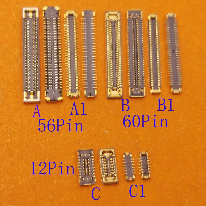 2-100Pcs Usb Charger LCD Screen FPC Plug Signal Antenna Connector Board For Samsung Galaxy S21 Ultra Plus G991 G996 12 56 60 Pin
