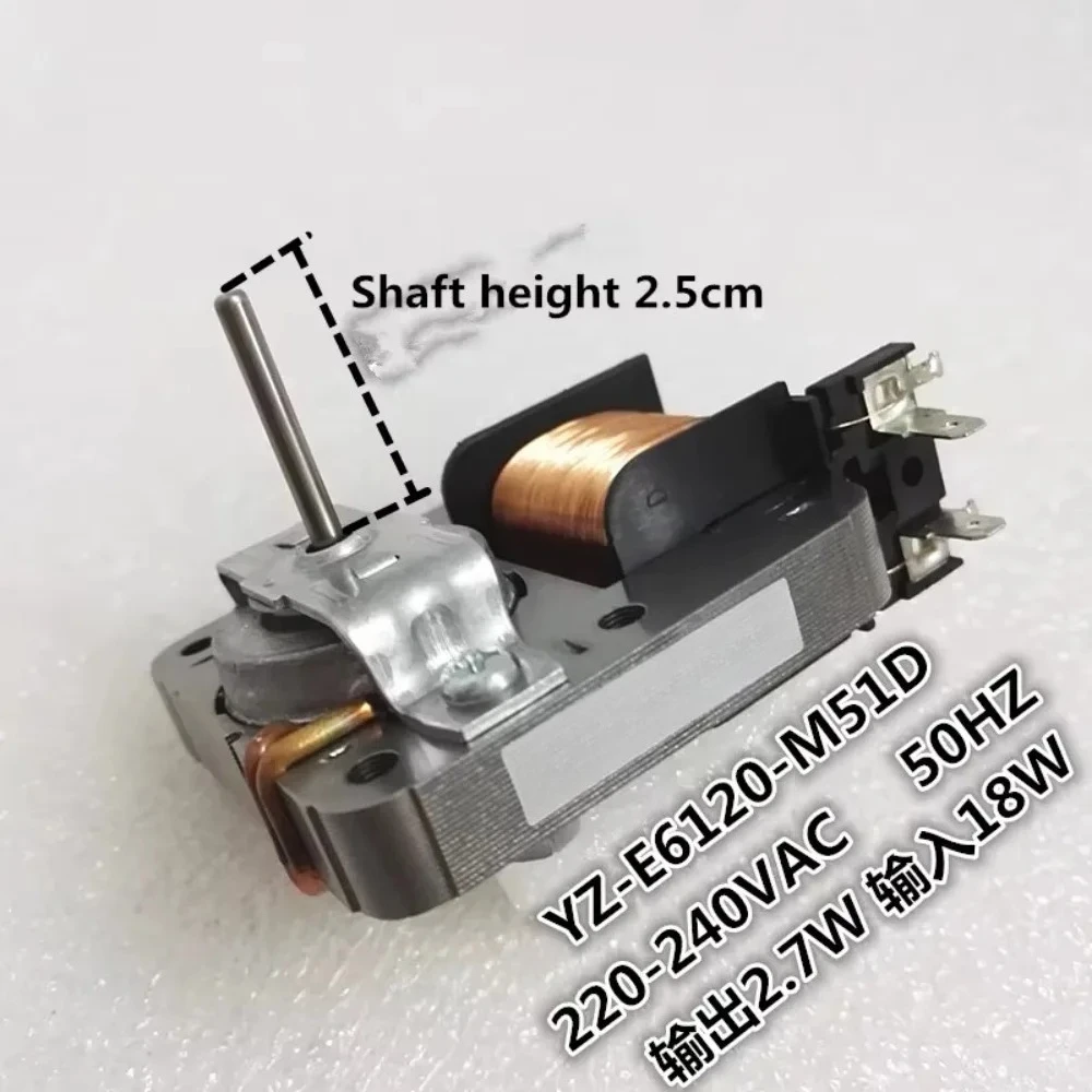 New original 1pcs microwave oven fan cooling fan motor compatible model MDT-10CEF YZ-E6120-M51D YZ-E6120-W51D 220-240V 18W