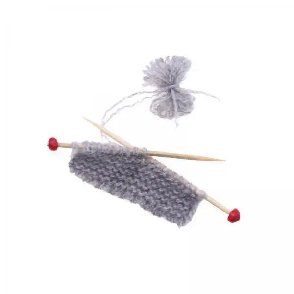 Miniature Sewing Props Hand-knitted Sweater 1 12 Dollhouse Accessories Wooden Mini Furniture for Kids’ Learning