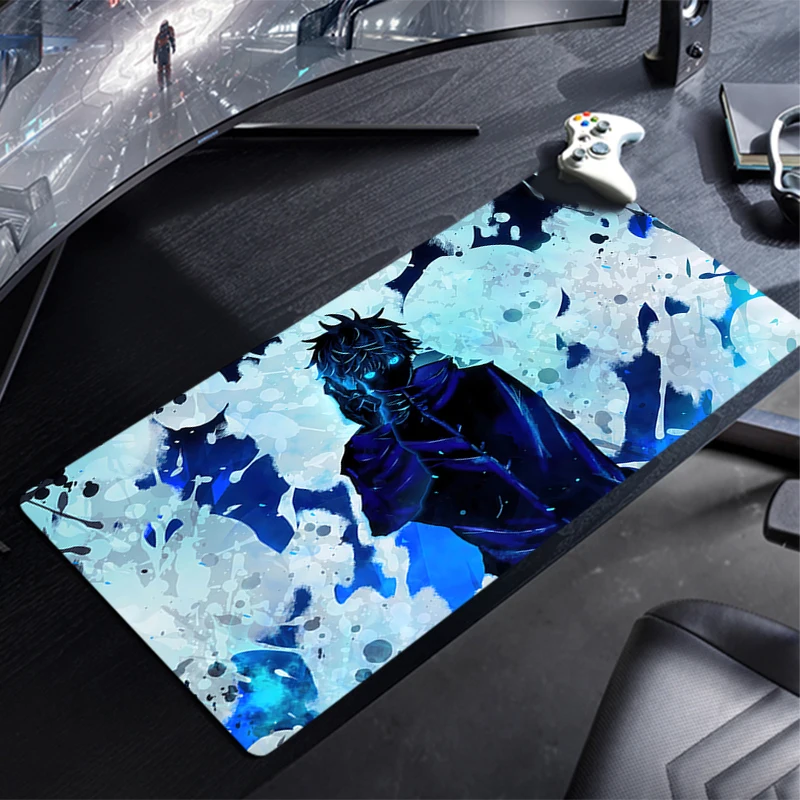 Mouse Pad S-Satoru Gojos Rubber Edge locking Pc Mousepads Game play mats computer Pad table mat J-Jujutsu K-Kaisens Pc Mousepad