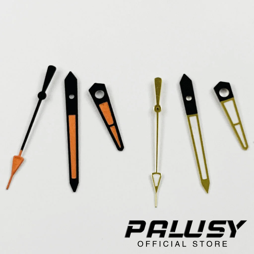 NH35 Hands Gold Black Orange Watch Hands Green Luminous Watches Pointers For NH35/NH36/4R/7S Movement