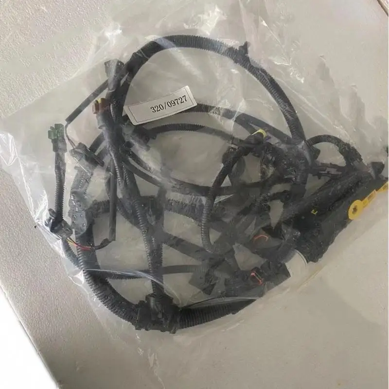 Excavator Parts 320/09727  For JCB JS200 3CX 4CX 444 448 Cab Whole Car Wire Cable Engine Wiring Harness