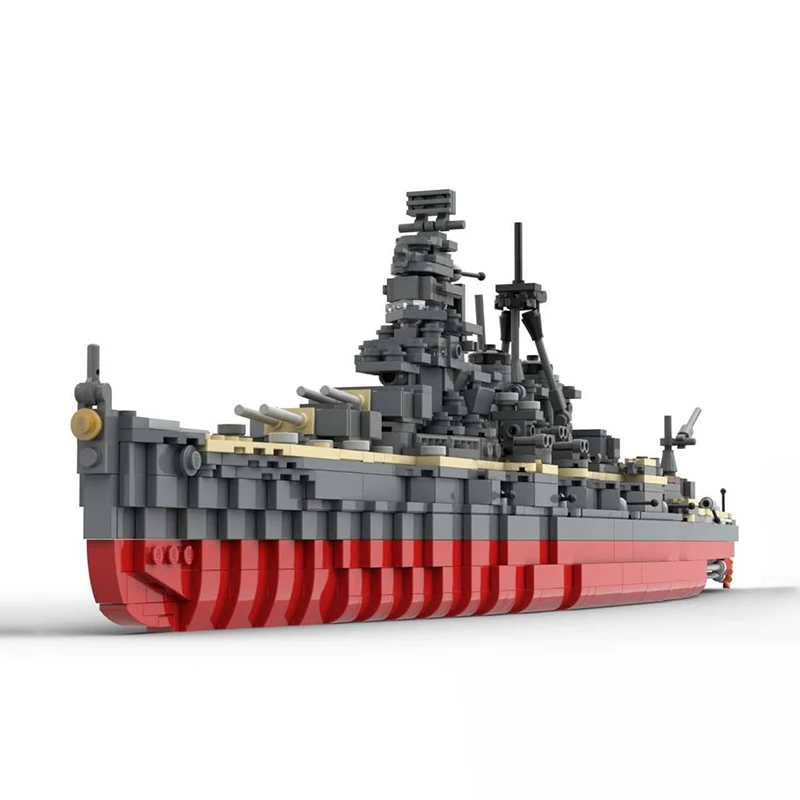 WW2 military warship building block Fast battleship bricks World war 2 army Moc Navy cruiser weapon Frigate kit set Kid toy gift