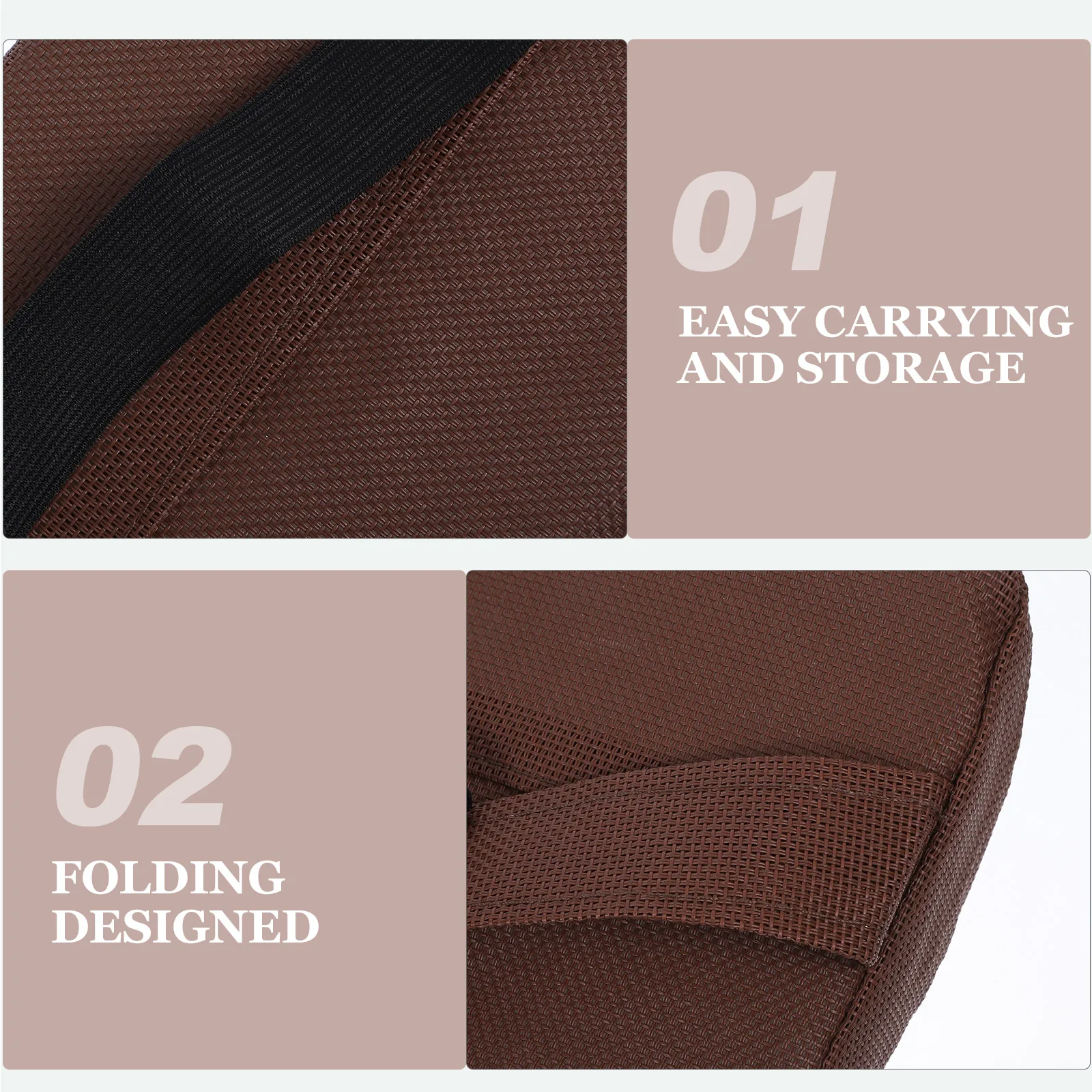 

Comfortable Flexible Chair Headrest Sponge Cloth Soft Filling Ergonomic Design Office Leisure Deck Chair Pillow Accessory