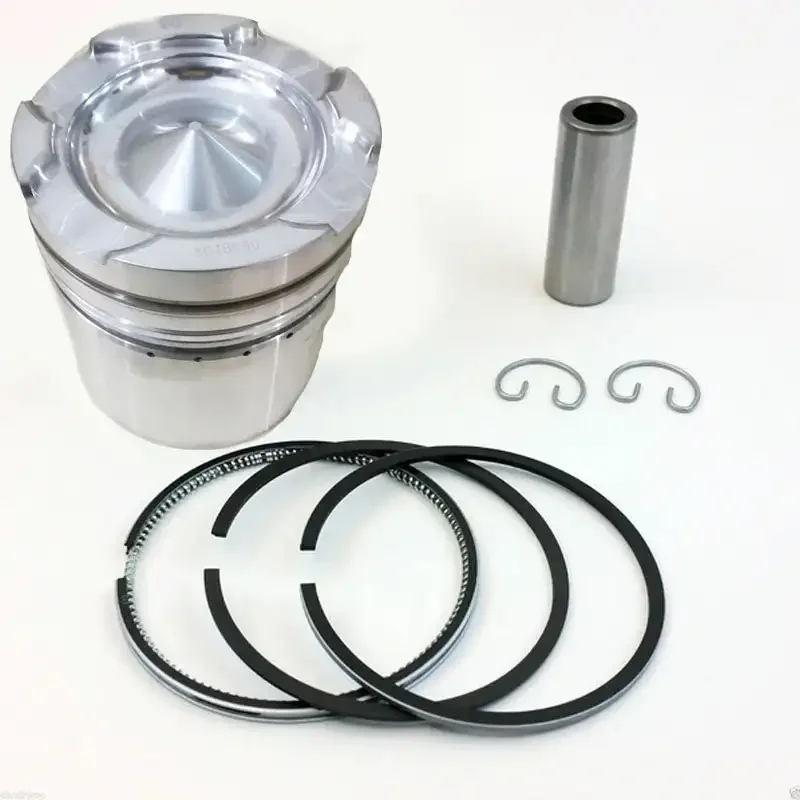 6pcs Piston & Piston Ring 3048808 For Cummins NTA855 Engine 139.7MM