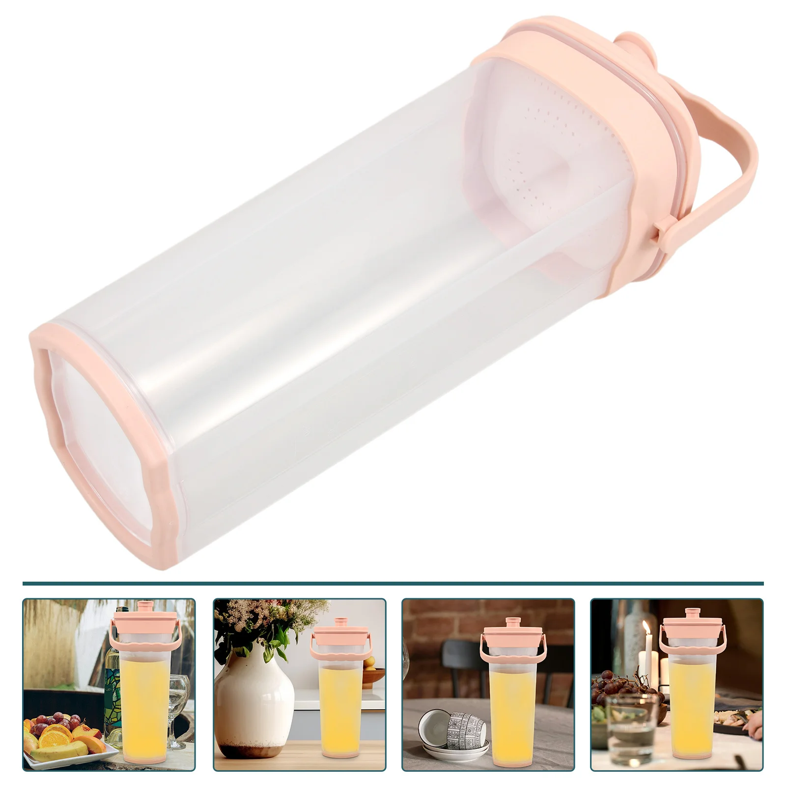 

Fridge Water Pitcher Lightweight Plastic Beverage Jug Large Capacity Drink Dispenser for Home Office Restaurant