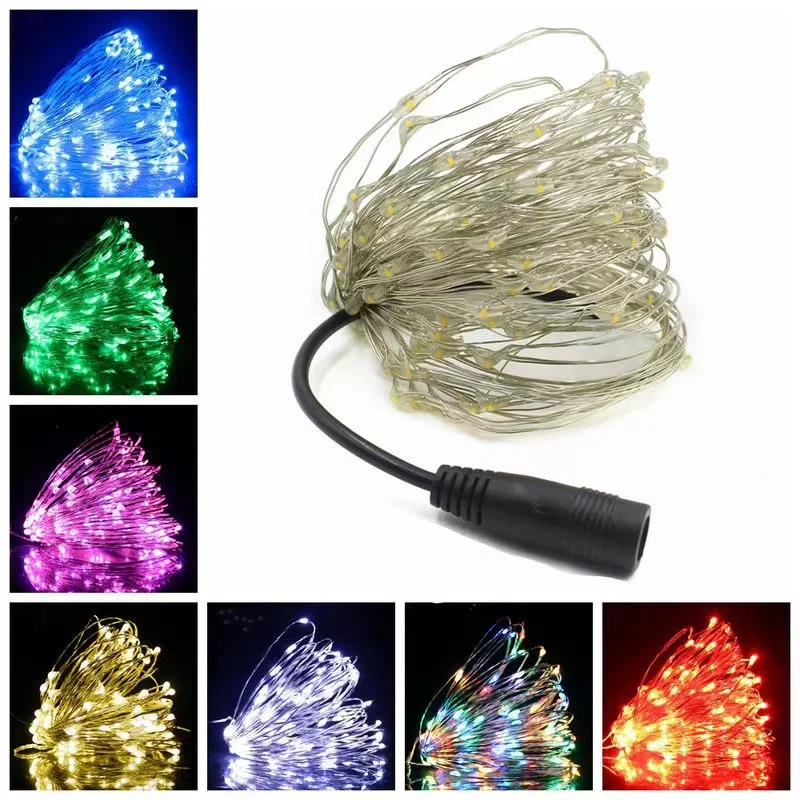 

20m 30m 50m DC12V LED String Lights Christmas Garland Fairy Lights With Remote Control Waterpoof Garden Holiday Party Decoration