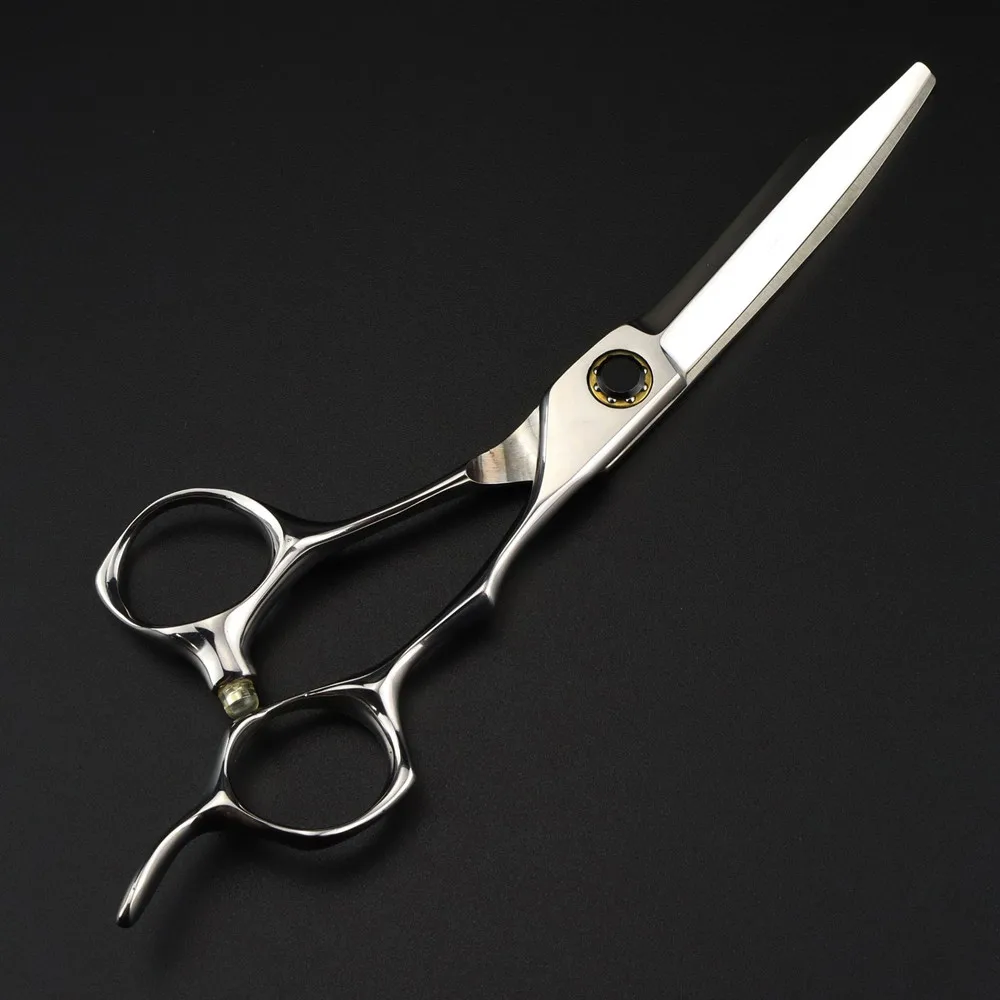 Professional JP440c steel 6 '' Black Bearing cut hair scissors haircut thinning barber makas cutting shears hairdresser scissors