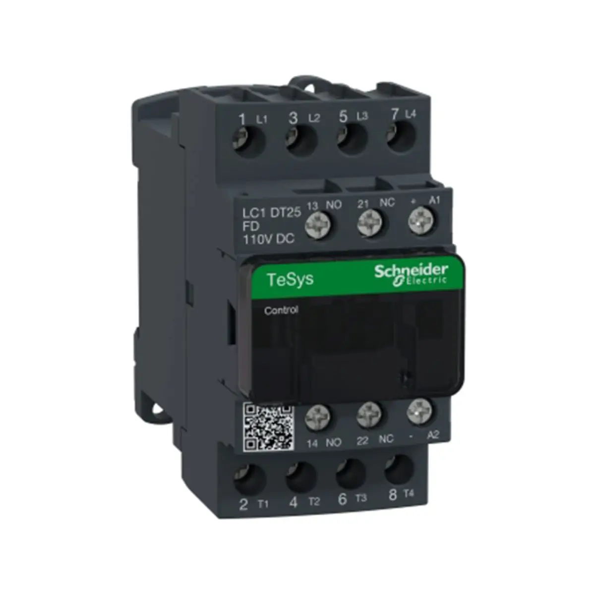 LC1DT25FD LC1-DT25FD Contactor 4P(4 NO), AC-1, 0 to 440V, 25A, 110VDC standard coil