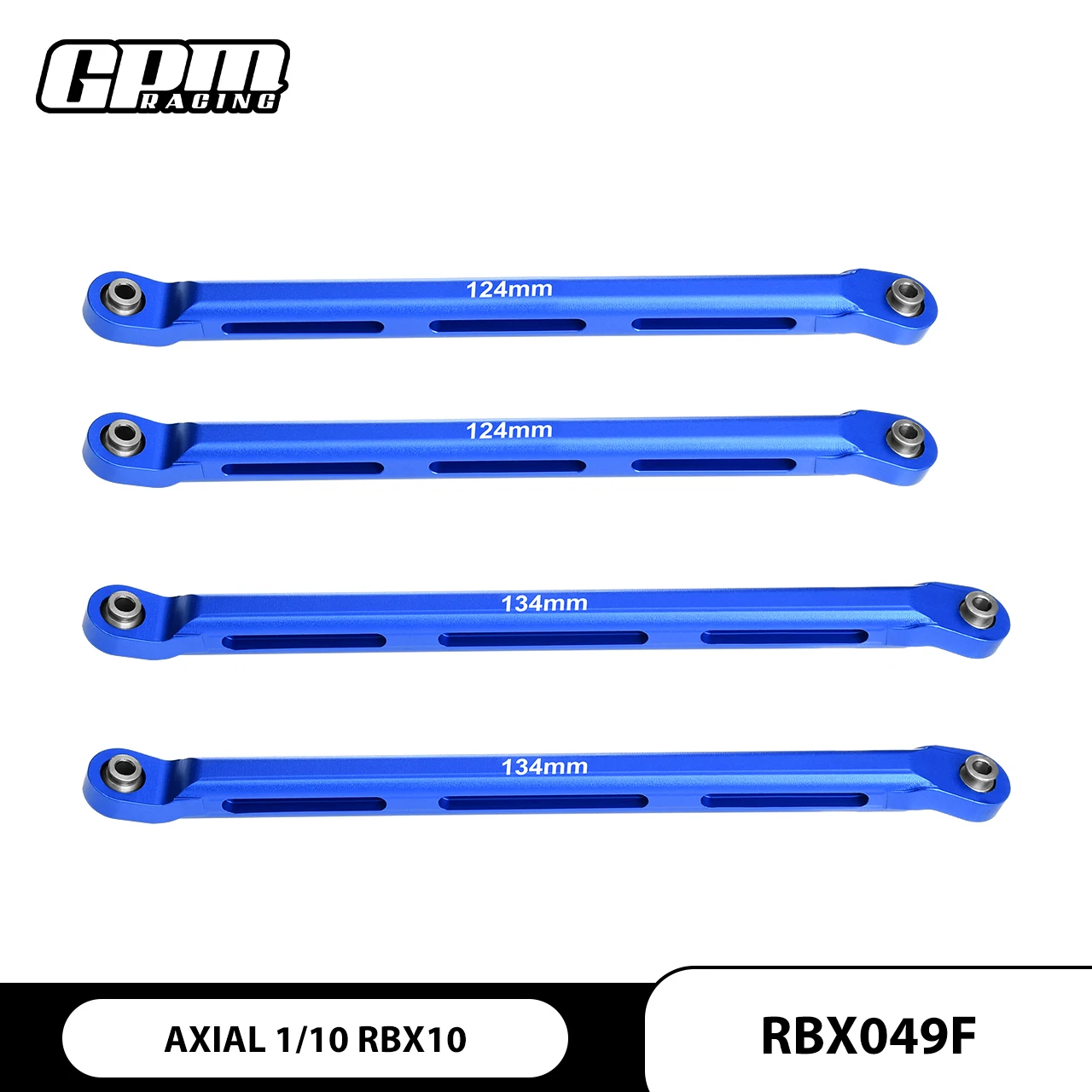 GPM Alloy Front Upper & Lower Chassis Links Parts Tree For AXIAL 1/10 RBX10 Ryft AXI03005