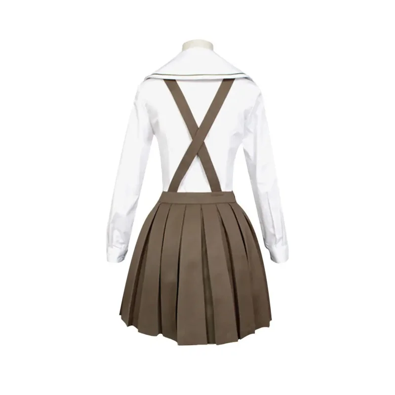 Danganronpa V3 Cosplay Traje para Mulheres, Chihiro, Uniforme Fujisaki, Uniforme Escolar, Casaco, Saia, Casaco, Fantasias de Anime, Novo