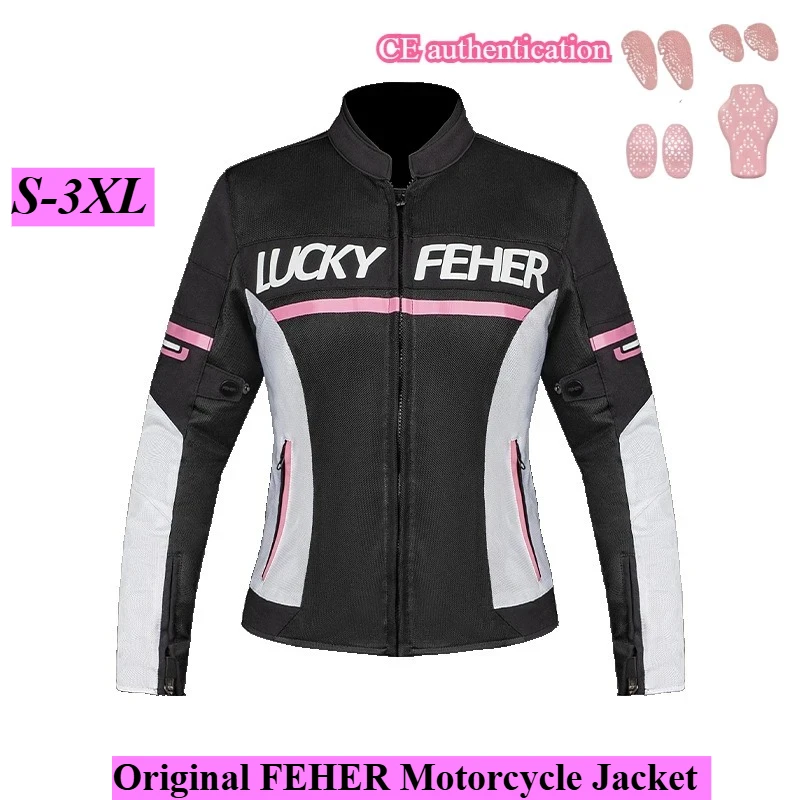

Оригинальные мотоциклетные куртки FEHER для женщин, весенне-летний ночной светоотражающий дизайн, водонепроницаемый мото-топ высокого качества