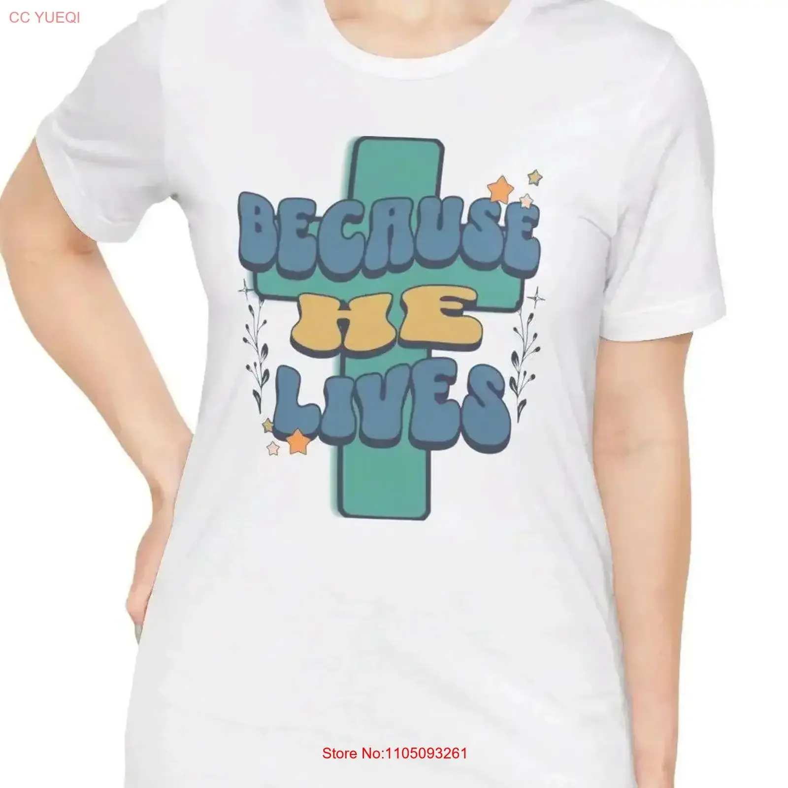 

Футболка из джерси «Потому что он жизнь», винтажная стираная слегка топ для повседневной носки, стильная, удобная, универсальная, дышащая, для дома