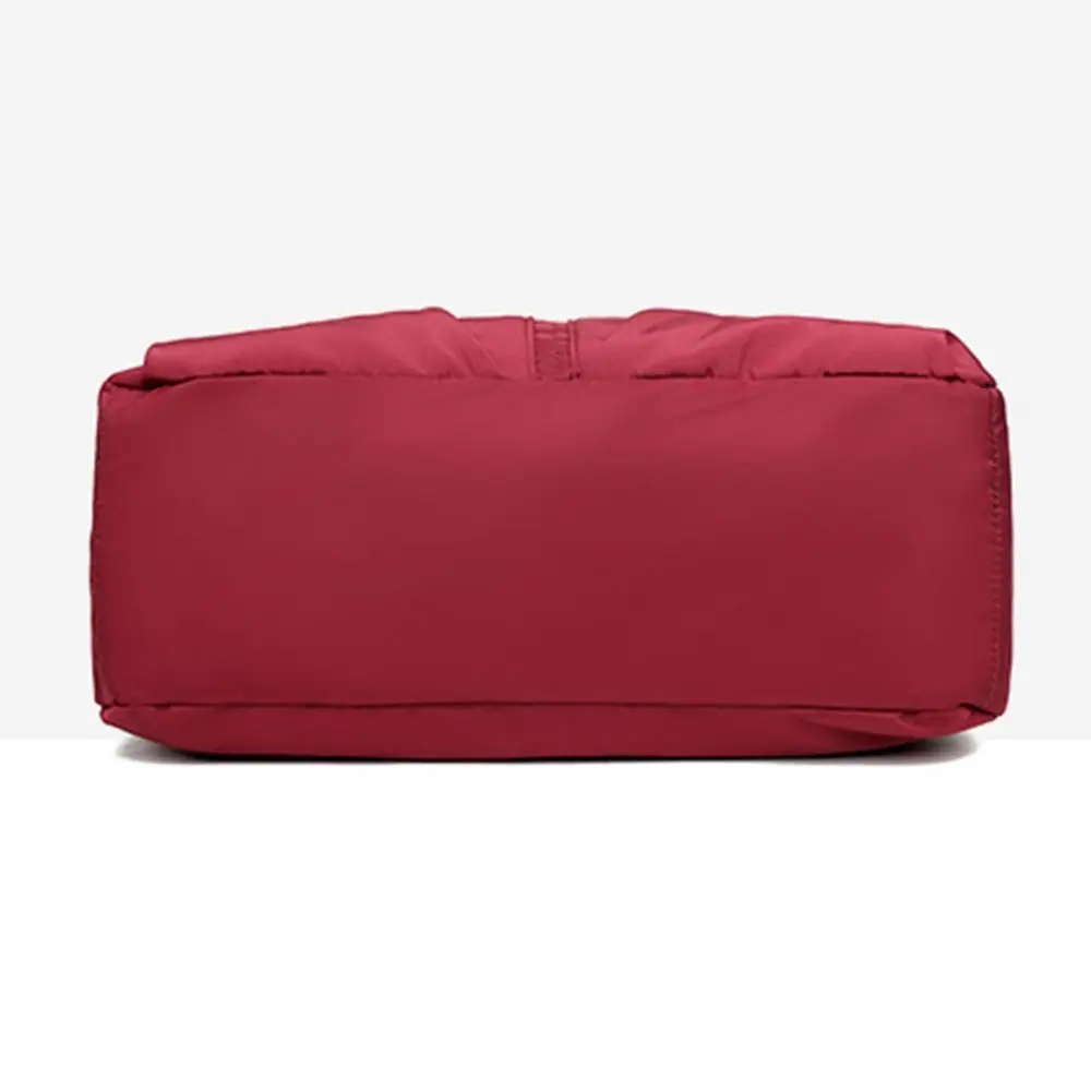 Large Capacity Shoulder Bag Waterproof Multi Pocket Women Tote Nylon Bag Portable For Work