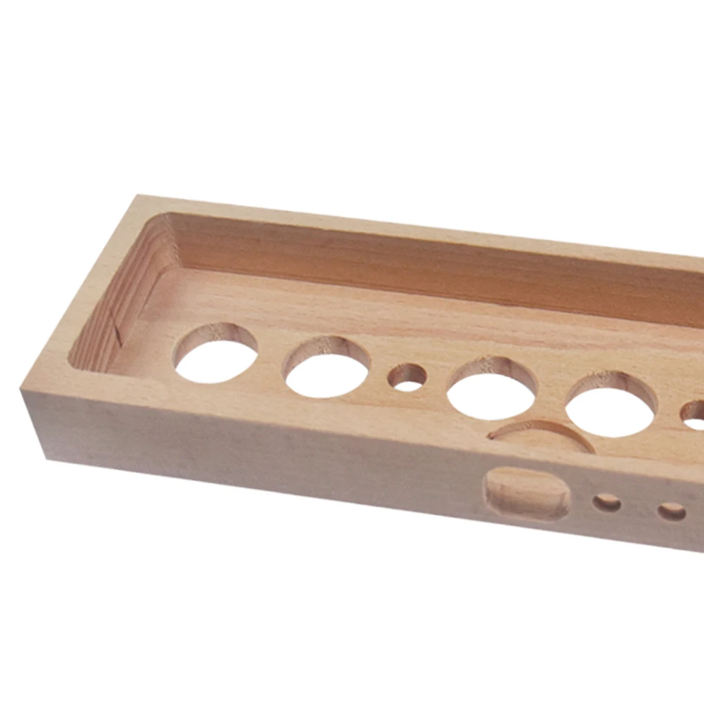 IN14 Orologio a tubo incandescente Kit orologio a tubo fai da te Guscio in legno di faggio IN14 Tubo Nixie Orologio digitale a LED Modulo orologio a tubo fai da te per esperimenti