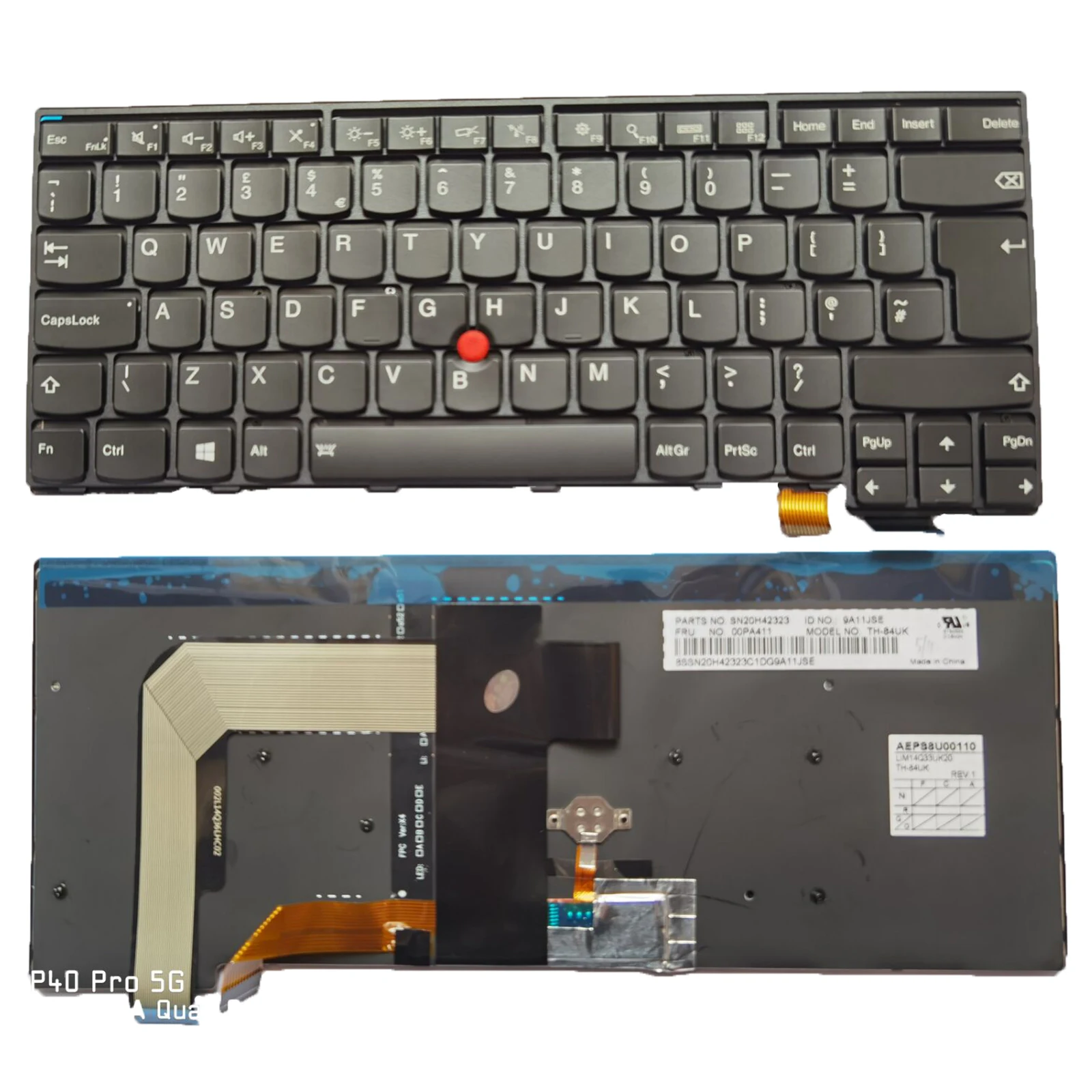 

NEW For Lenovo ThinkPad 13 Gen 1/ Gen 2, T460S (20F9 20FA) T470S UK English Backlit Keyboard