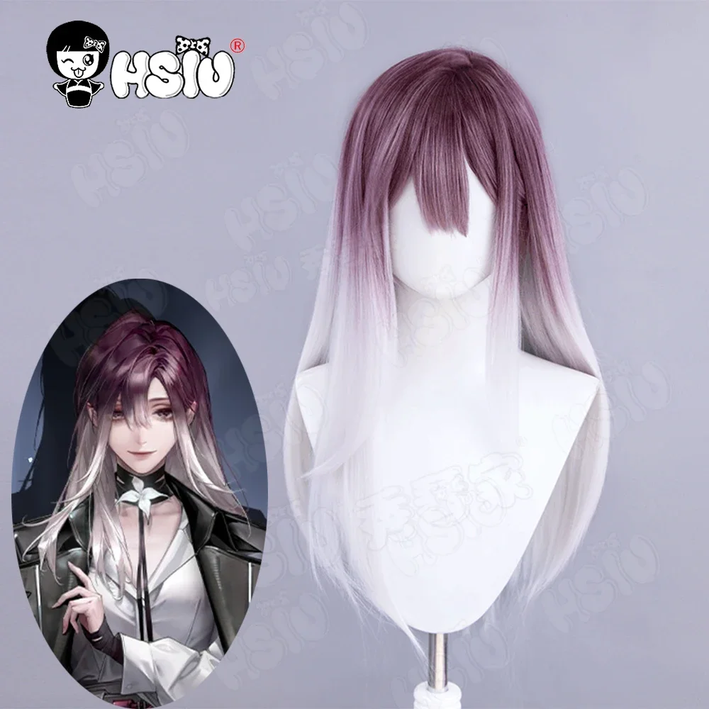 Shalom Cosplay Wig Fiber synthetic wig Game Path to Nowhere Cosplay Wig「HSIU 」Fuchsia gradient white Long Wig 2025