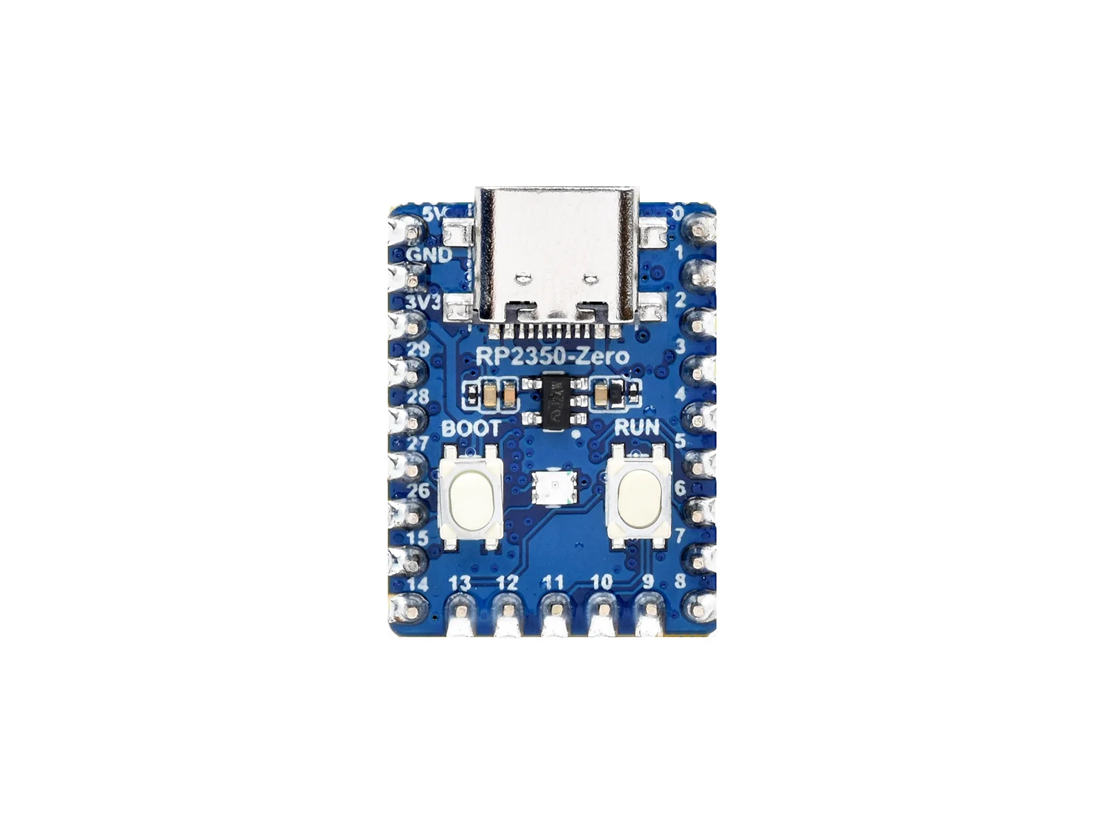 Waveshare RP2350-Zero Mini Development Board, Raspberry Pi Microcontroller Development Board, Based On Raspberry Pi Dual-core