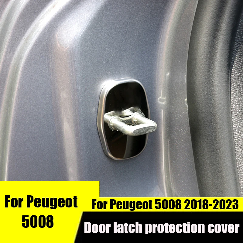 For Peugeot 5008 2023 2022 2021 2020 2019 2018 2017 Door lock buckle protection cover decorative accessories special products