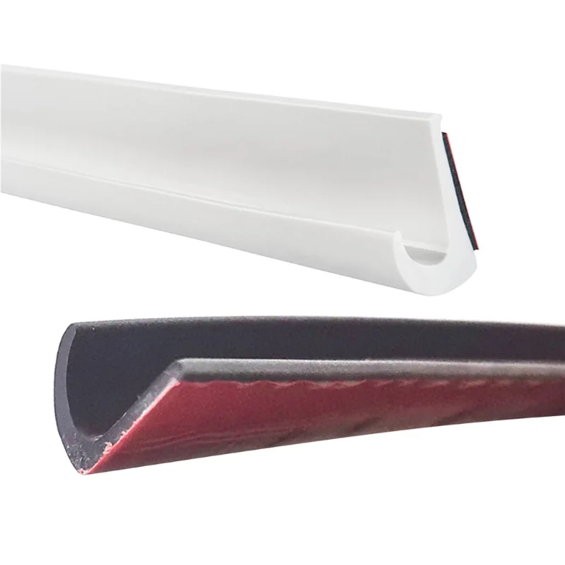 

NEW-RV Caravan Roof Rainwater Gutter PVC Water Channel Easy Install Motorhome Roof Drainage System For Camping Vehicle White