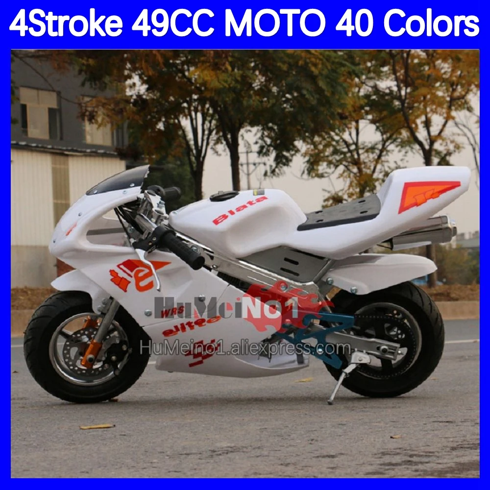 49CC 50CC 4Stroke Mountain Mini Motorcycle Small Buggy Gasoline Scooter ATV OFF-Road Superbike Moto Bike Adult Vehicle Motorbike