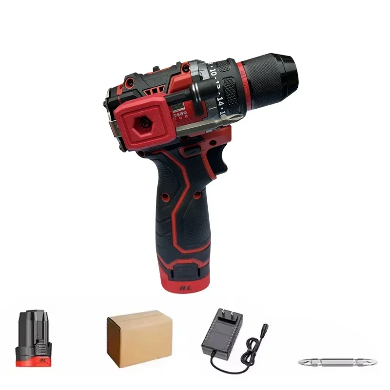 Powerful 16.8V Cordless Impact Driver with Metal Chuck, Brushless Electric Drill for Home DIY, Screwdriving & Drilling Tools