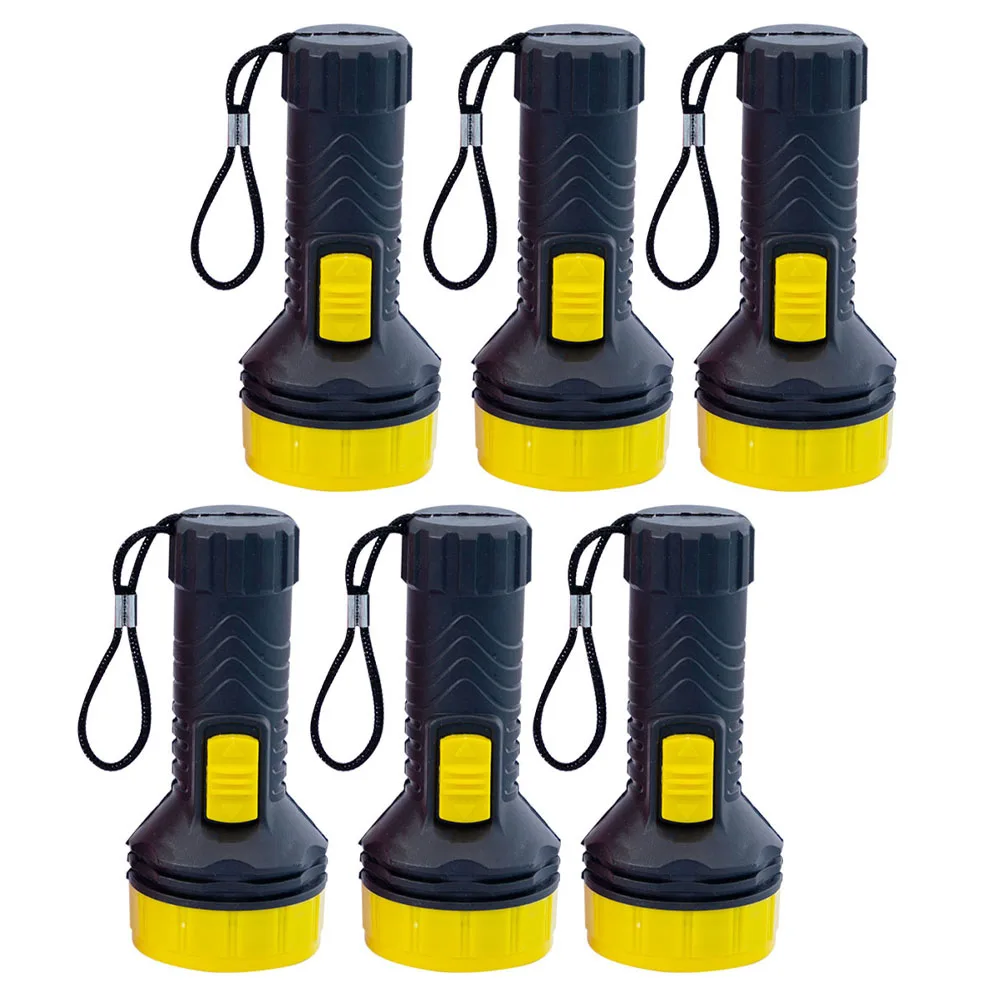 

6 Pcs Handheld Pocket Flashlight Mini Small Flashlights Toddlers Camping Child Outdoor