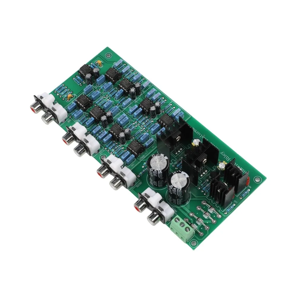 Electronic Three Way Frequency Board Front Featuring Replaceable Crossover Point Adjustment and Independent Six Channel Output