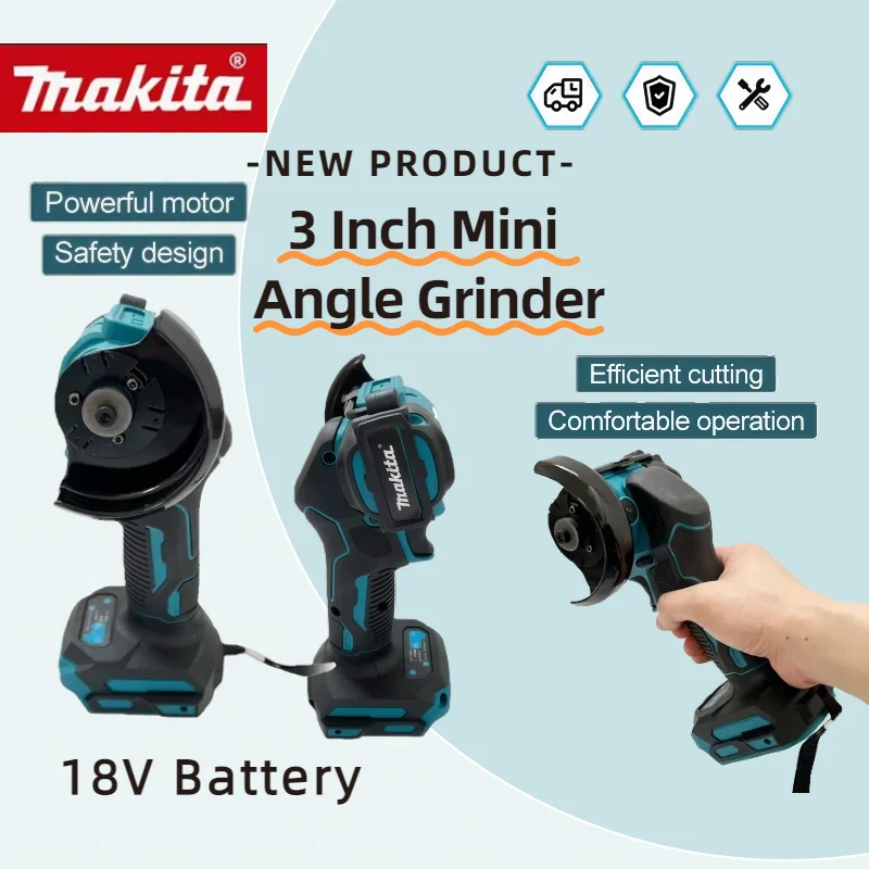 

Makita 3 Inch Mini Angle Grinder Power Tool Cutting Circular Cordless Electirc CUT OFF Saw For 18V battery Power Tool