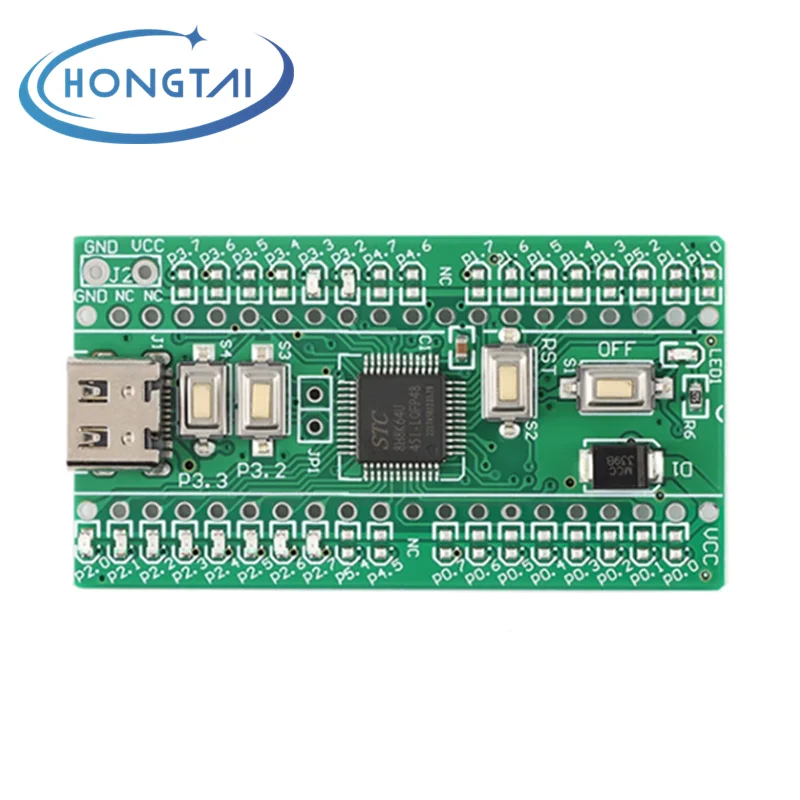 Плата разработки STC8H8K64U STC 8H8K64U STC8H, основная функция обучения, 32 бит 64K демо-модуль ISP STC8H8