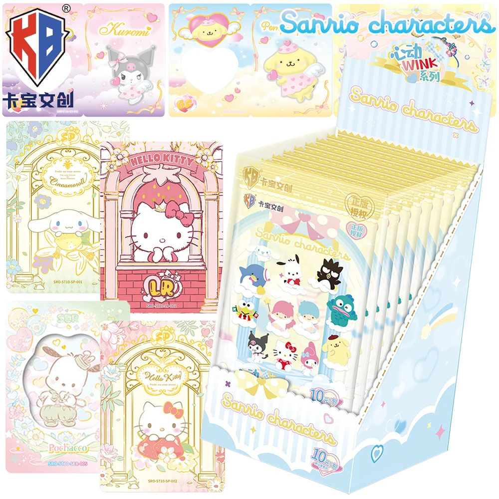 

Новая оригинальная коллекционная карточка Kabao Sanrio: Рождественский подарок для всей семьи и детей, милая редкая карточка-игрушка с персонажами Помпомурин и Куроми